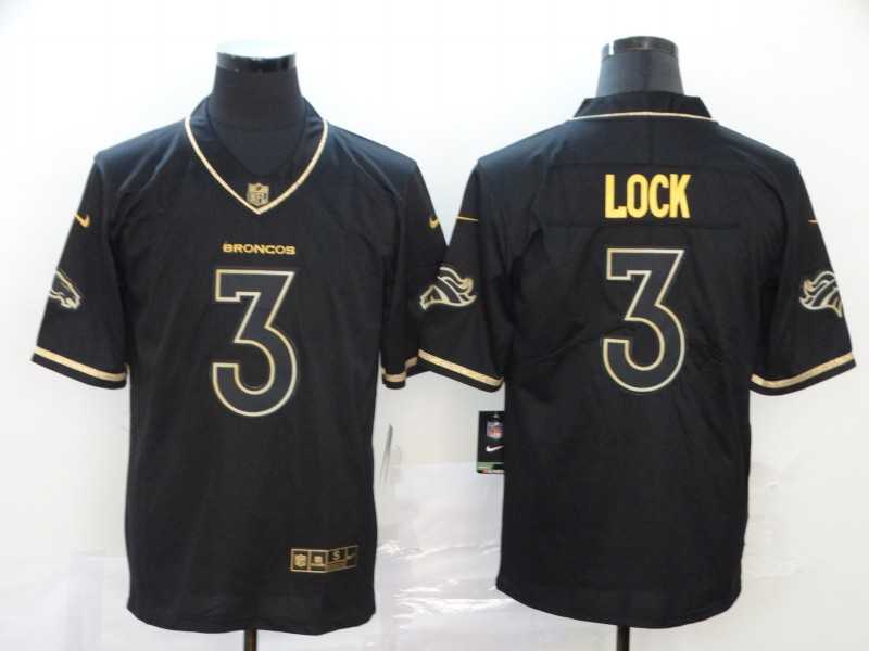 Nike Broncos 3 Drew Lock Black Gold Throwback Vapor Untouchable Limited Jersey,We sell and wholesale Nike Broncos 3 Drew Lock Black Gold Throwback Vapor Untouchable Limited Jersey on line form chian!